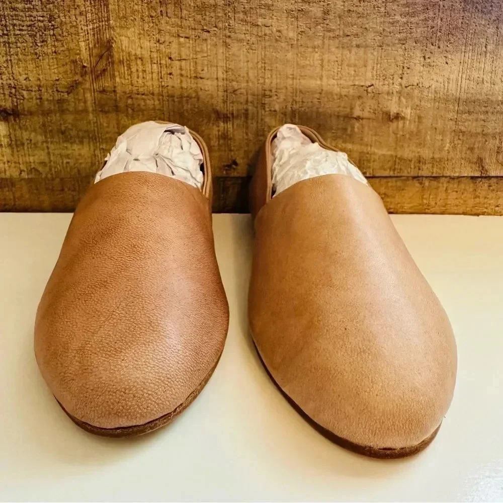 St. Agni George Glove Shoe - Tan Leather - Picture 6 of 10
